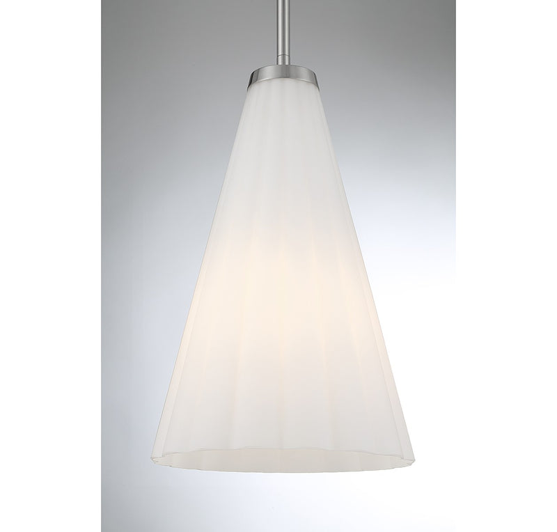 Savoy House - 7-8840-1-SN - One Light Pendant - Bristol - Satin Nickel