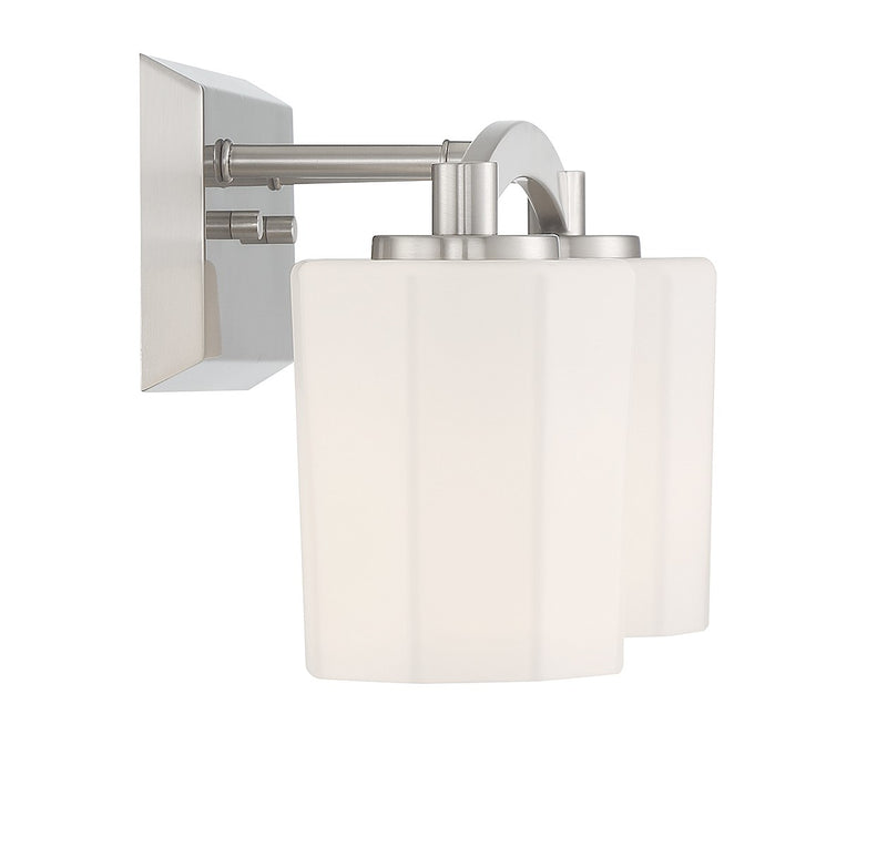 Savoy House - 8-7710-2-SN - Two Light Bathroom Vanity - Whitney - Satin Nickel