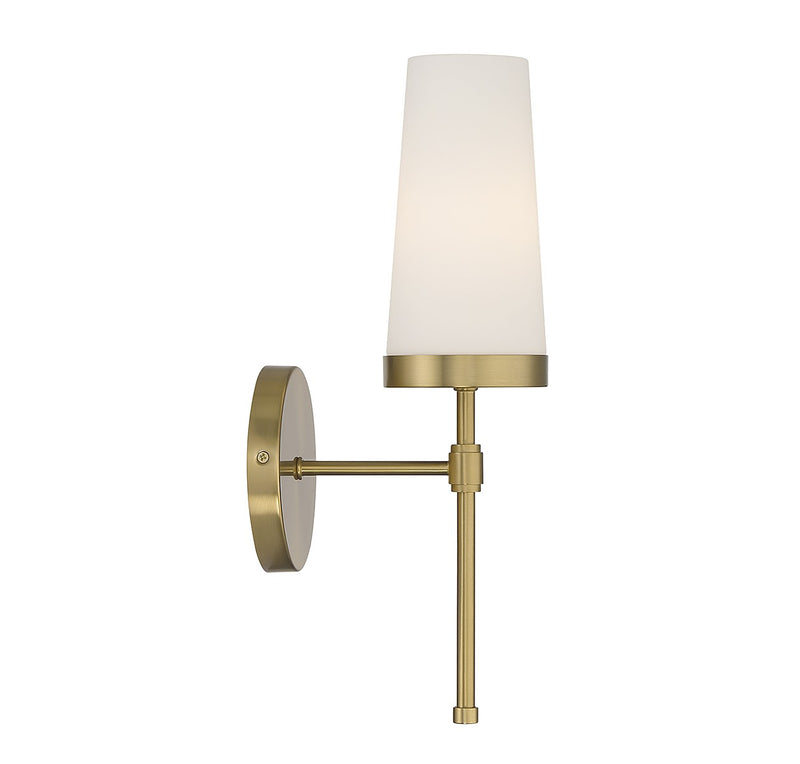 Savoy House - 9-2801-1-322 - One Light Wall Sconce - Haynes - Warm Brass