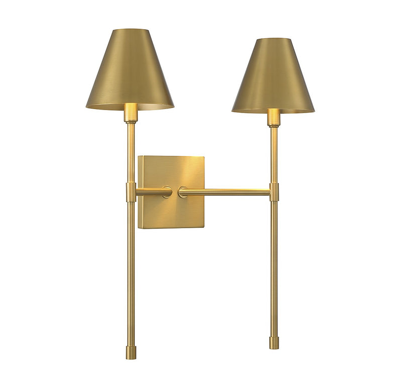 Two Light Wall Sconce<br /><span style="color: