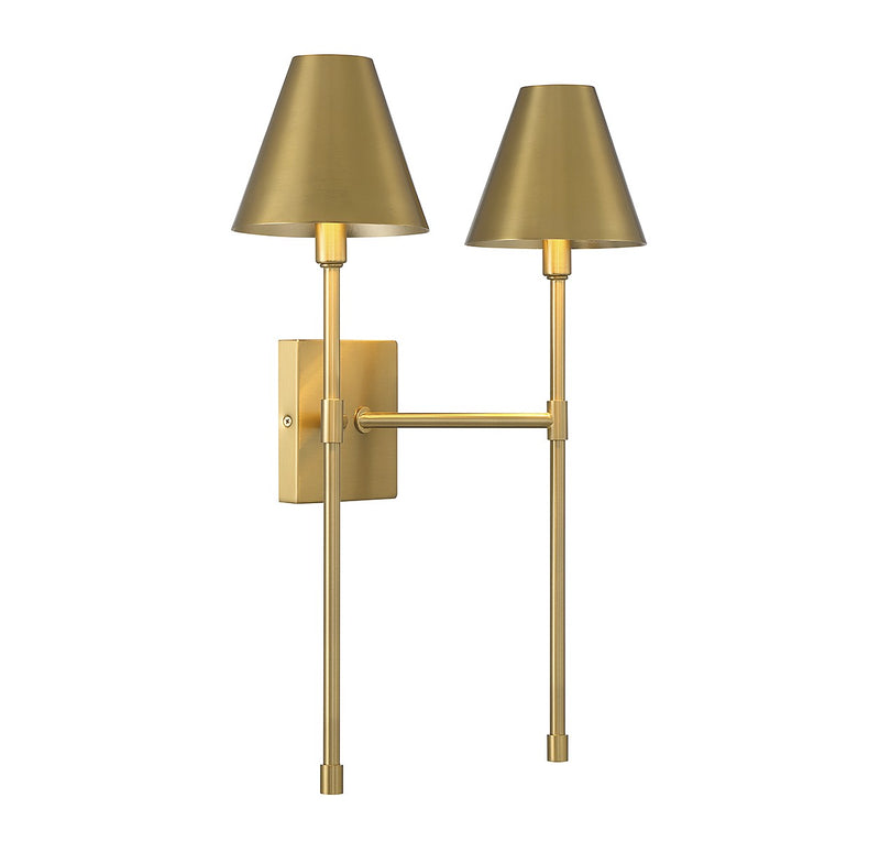 Two Light Wall Sconce<br /><span style="color: