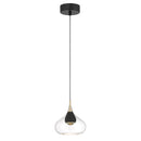 LED Mini Pendant<br /><span style="color:#4AB0CE;">Entrega: 4-10 dias en USA</span><br /><span style="color:#4AB0CE;font-size:60%;">PREGUNTE POR ENTREGA EN PANAMA</span><br />Collection: Arabesque<br />Finish: Coal And Brushed Gold