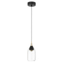 LED Mini Pendant<br /><span style="color:#4AB0CE;">Entrega: 4-10 dias en USA</span><br /><span style="color:#4AB0CE;font-size:60%;">PREGUNTE POR ENTREGA EN PANAMA</span><br />Collection: Arabesque<br />Finish: Coal And Brushed Gold
