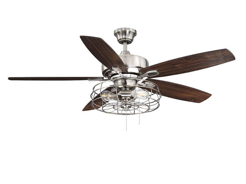 52" Ceiling Fan<br /><span style="color:#4AB0CE;">Entrega: 4-10 dias en USA</span><br /><span style="color:#4AB0CE;font-size:60%;">PREGUNTE POR ENTREGA EN PANAMA</span><br />Collection: Wind Star<br />Finish: Brushed Pewter