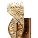 Varaluz - 240K01RBTR - One Light Wall Sconce - Flow - Baguette/Natural Rattan