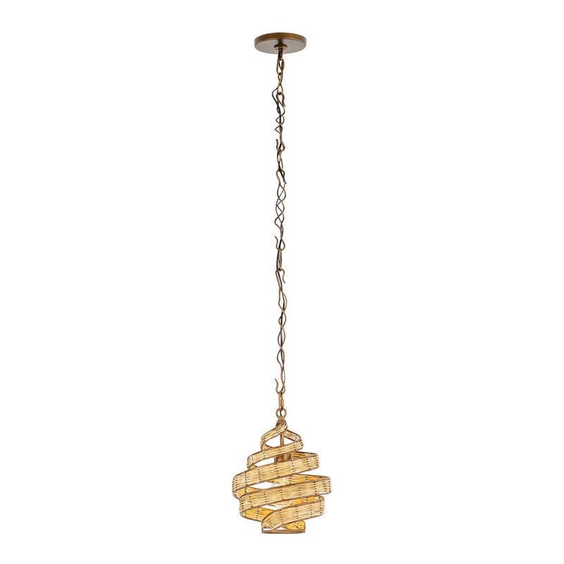 One Light Pendant<br /><span style="color:#4AB0CE;">Entrega: 0-1 semanas en USA</span><br /><span style="color:#4AB0CE;font-size:60%;">PREGUNTE POR ENTREGA EN PANAMA</span><br />Collection: Flow<br />Finish: Baguette/Natural Rattan