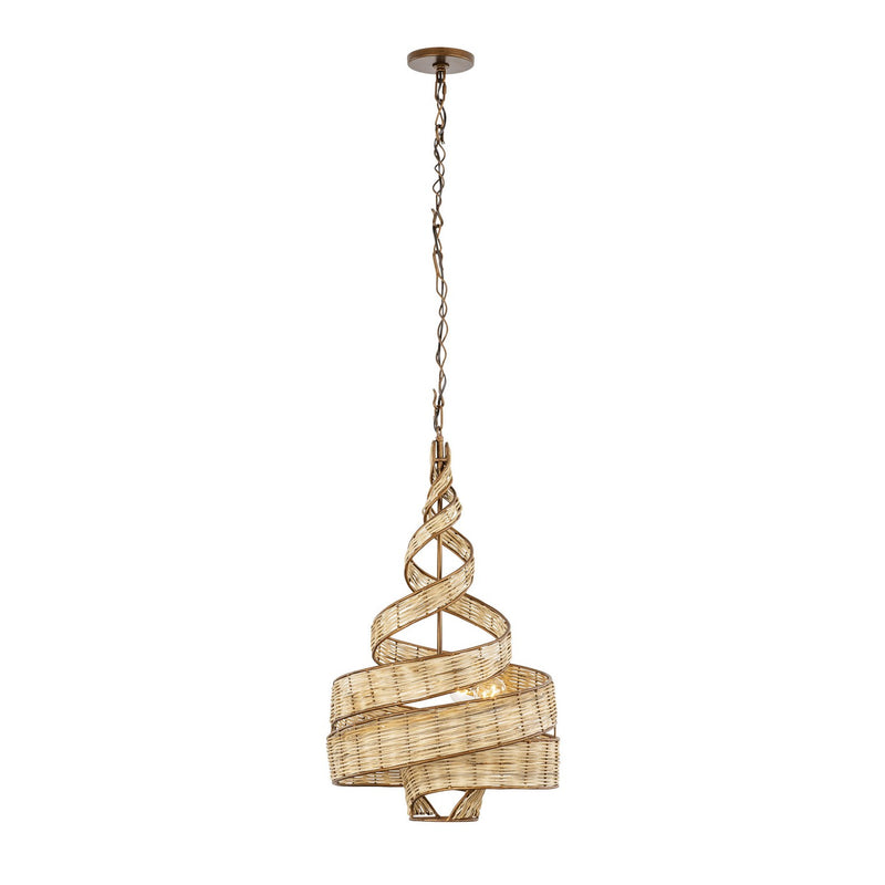 Three Light Pendant<br /><span style="color:#4AB0CE;">Entrega: 4-10 dias en USA</span><br /><span style="color:#4AB0CE;font-size:60%;">PREGUNTE POR ENTREGA EN PANAMA</span><br />Collection: Flow<br />Finish: Baguette/Natural Rattan