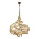 Six Light Pendant<br /><span style="color:#4AB0CE;">Entrega: 4-10 dias en USA</span><br /><span style="color:#4AB0CE;font-size:60%;">PREGUNTE POR ENTREGA EN PANAMA</span><br />Collection: Flow<br />Finish: Baguette/Natural Rattan