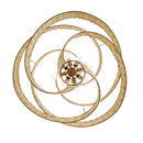 Eight Light Pendant<br /><span style="color:#4AB0CE;">Entrega: 4-10 dias en USA</span><br /><span style="color:#4AB0CE;font-size:60%;">PREGUNTE POR ENTREGA EN PANAMA</span><br />Collection: Flow<br />Finish: Baguette/Natural Rattan