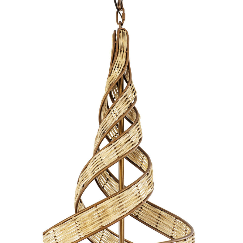 Eight Light Pendant<br /><span style="color:#4AB0CE;">Entrega: 4-10 dias en USA</span><br /><span style="color:#4AB0CE;font-size:60%;">PREGUNTE POR ENTREGA EN PANAMA</span><br />Collection: Flow<br />Finish: Baguette/Natural Rattan
