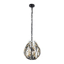 Six Light Linear Pendant<br /><span style="color:#4AB0CE;">Entrega: 4-10 dias en USA</span><br /><span style="color:#4AB0CE;font-size:60%;">PREGUNTE POR ENTREGA EN PANAMA</span><br />Collection: Bask<br />Finish: Matte Black/French Gold