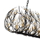 Eight Light Linear Pendant<br /><span style="color:#4AB0CE;">Entrega: 16-17 semanas en USA</span><br /><span style="color:#4AB0CE;font-size:60%;">PREGUNTE POR ENTREGA EN PANAMA</span><br />Collection: Bask<br />Finish: Matte Black/French Gold