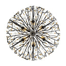 Six Light Pendant<br /><span style="color:#4AB0CE;">Entrega: 4-10 dias en USA</span><br /><span style="color:#4AB0CE;font-size:60%;">PREGUNTE POR ENTREGA EN PANAMA</span><br />Collection: Bask<br />Finish: Matte Black/French Gold