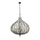 Nine Light Pendant<br /><span style="color:#4AB0CE;">Entrega: 4-10 dias en USA</span><br /><span style="color:#4AB0CE;font-size:60%;">PREGUNTE POR ENTREGA EN PANAMA</span><br />Collection: Bask<br />Finish: Matte Black/French Gold