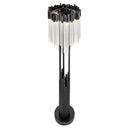 Six Light Floor Lamp<br /><span style="color:#4AB0CE;">Entrega: 4-10 dias en USA</span><br /><span style="color:#4AB0CE;font-size:60%;">PREGUNTE POR ENTREGA EN PANAMA</span><br />Collection: Matrix<br />Finish: Matte Black/French Gold