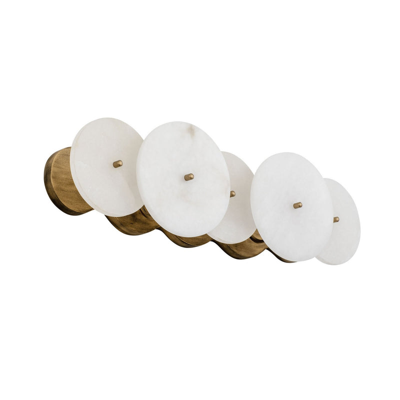 Two Light Bath<br /><span style="color:#4AB0CE;">Entrega: 3-4 semanas en USA</span><br /><span style="color:#4AB0CE;font-size:60%;">PREGUNTE POR ENTREGA EN PANAMA</span><br />Collection: Cosmos<br />Finish: Havana Gold