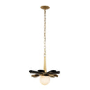 One Light Pendant<br /><span style="color:#4AB0CE;">Entrega: 4-10 dias en USA</span><br /><span style="color:#4AB0CE;font-size:60%;">PREGUNTE POR ENTREGA EN PANAMA</span><br />Collection: Daphne<br />Finish: Matte Black/French Gold