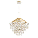 Ten Light Chandelier<br /><span style="color:#4AB0CE;">Entrega: 4-10 dias en USA</span><br /><span style="color:#4AB0CE;font-size:60%;">PREGUNTE POR ENTREGA EN PANAMA</span><br />Collection: Kalani<br />Finish: French Gold