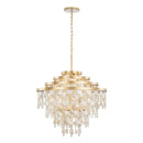 Ten Light Chandelier<br /><span style="color:#4AB0CE;">Entrega: 4-10 dias en USA</span><br /><span style="color:#4AB0CE;font-size:60%;">PREGUNTE POR ENTREGA EN PANAMA</span><br />Collection: Kalani<br />Finish: French Gold