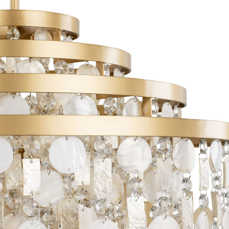 Varaluz - 377C10FG - Ten Light Chandelier - Kalani - French Gold