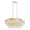 Nine Light Linear Pendant<br /><span style="color:#4AB0CE;">Entrega: 4-10 dias en USA</span><br /><span style="color:#4AB0CE;font-size:60%;">PREGUNTE POR ENTREGA EN PANAMA</span><br />Collection: Kalani<br />Finish: French Gold