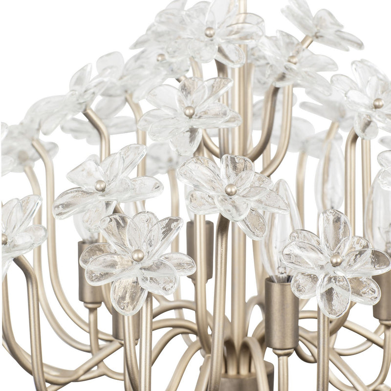 Varaluz - 378C06GDAR - Six Light Chandelier - Wildflower - Gold Dust/Artifact