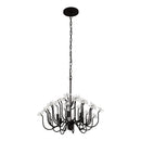 Six Light Chandelier<br /><span style="color:#4AB0CE;">Entrega: 4-10 dias en USA</span><br /><span style="color:#4AB0CE;font-size:60%;">PREGUNTE POR ENTREGA EN PANAMA</span><br />Collection: Wildflower<br />Finish: Matte Black