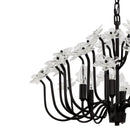 Varaluz - 378C06MB - Six Light Chandelier - Wildflower - Matte Black