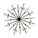 Eight Light Chandelier<br /><span style="color:#4AB0CE;">Entrega: 4-10 dias en USA</span><br /><span style="color:#4AB0CE;font-size:60%;">PREGUNTE POR ENTREGA EN PANAMA</span><br />Collection: Wildflower<br />Finish: Matte Black