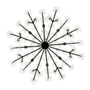 Eight Light Chandelier<br /><span style="color:#4AB0CE;">Entrega: 4-10 dias en USA</span><br /><span style="color:#4AB0CE;font-size:60%;">PREGUNTE POR ENTREGA EN PANAMA</span><br />Collection: Wildflower<br />Finish: Matte Black