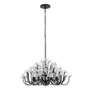 Eight Light Chandelier<br /><span style="color:#4AB0CE;">Entrega: 4-10 dias en USA</span><br /><span style="color:#4AB0CE;font-size:60%;">PREGUNTE POR ENTREGA EN PANAMA</span><br />Collection: Wildflower<br />Finish: Matte Black