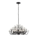 Eight Light Chandelier<br /><span style="color:#4AB0CE;">Entrega: 4-10 dias en USA</span><br /><span style="color:#4AB0CE;font-size:60%;">PREGUNTE POR ENTREGA EN PANAMA</span><br />Collection: Wildflower<br />Finish: Matte Black
