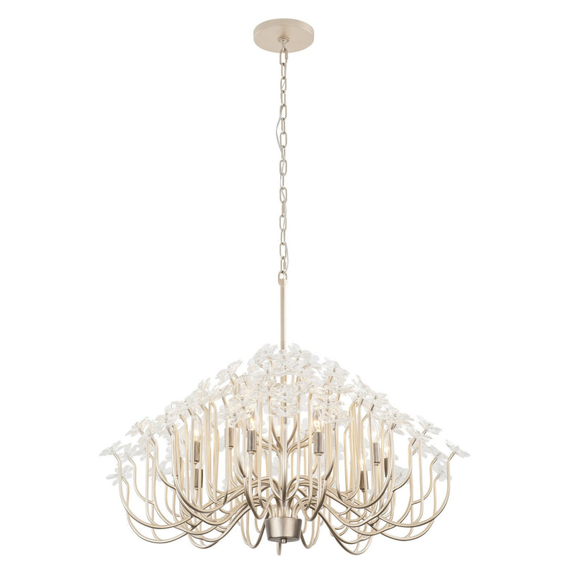 15 Light Chandelier<br /><span style="color:#4AB0CE;">Entrega: 4-10 dias en USA</span><br /><span style="color:#4AB0CE;font-size:60%;">PREGUNTE POR ENTREGA EN PANAMA</span><br />Collection: Wildflower<br />Finish: Gold Dust/Artifact