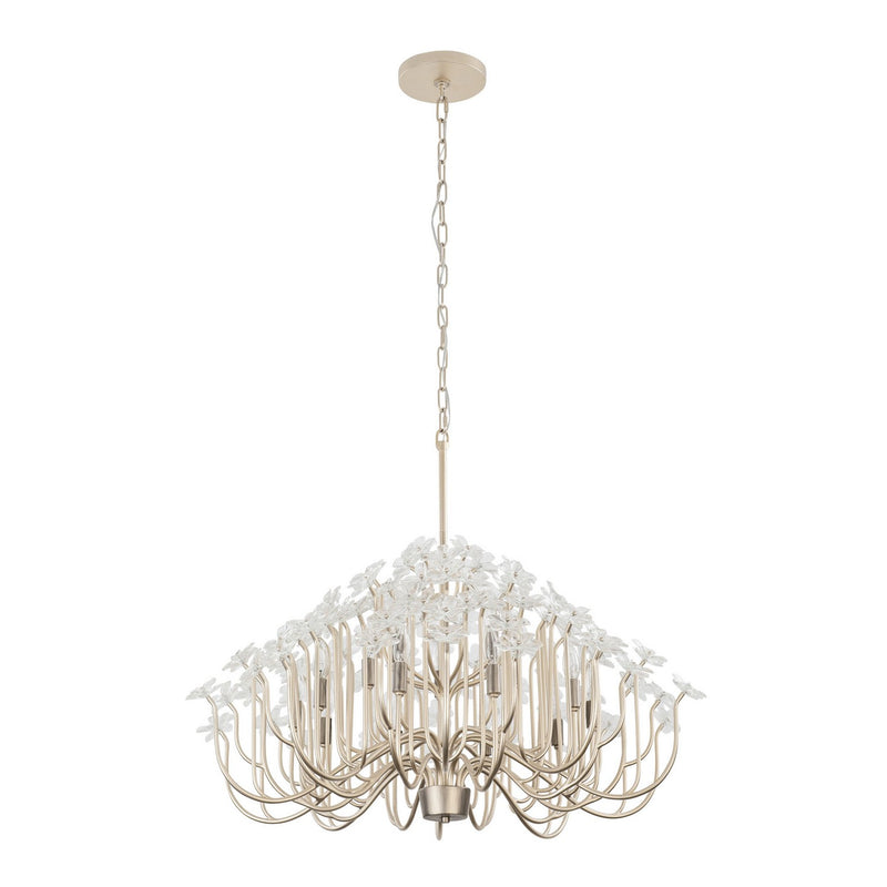 15 Light Chandelier<br /><span style="color:#4AB0CE;">Entrega: 4-10 dias en USA</span><br /><span style="color:#4AB0CE;font-size:60%;">PREGUNTE POR ENTREGA EN PANAMA</span><br />Collection: Wildflower<br />Finish: Gold Dust/Artifact