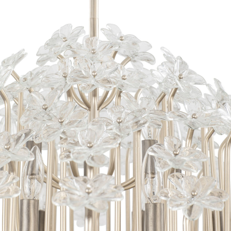 15 Light Chandelier<br /><span style="color:#4AB0CE;">Entrega: 4-10 dias en USA</span><br /><span style="color:#4AB0CE;font-size:60%;">PREGUNTE POR ENTREGA EN PANAMA</span><br />Collection: Wildflower<br />Finish: Gold Dust/Artifact