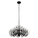 15 Light Chandelier<br /><span style="color:#4AB0CE;">Entrega: 4-10 dias en USA</span><br /><span style="color:#4AB0CE;font-size:60%;">PREGUNTE POR ENTREGA EN PANAMA</span><br />Collection: Wildflower<br />Finish: Matte Black