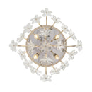 Four Light Semi-Flush Mount<br /><span style="color:#4AB0CE;">Entrega: 4-10 dias en USA</span><br /><span style="color:#4AB0CE;font-size:60%;">PREGUNTE POR ENTREGA EN PANAMA</span><br />Collection: Wildflower<br />Finish: Gold Dust/Artifact