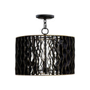 Three Light Pendant<br /><span style="color:#4AB0CE;">Entrega: 4-10 dias en USA</span><br /><span style="color:#4AB0CE;font-size:60%;">PREGUNTE POR ENTREGA EN PANAMA</span><br />Collection: Estela<br />Finish: Matte Black/French Gold