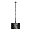 Three Light Pendant<br /><span style="color:#4AB0CE;">Entrega: 4-10 dias en USA</span><br /><span style="color:#4AB0CE;font-size:60%;">PREGUNTE POR ENTREGA EN PANAMA</span><br />Collection: Estela<br />Finish: Matte Black/French Gold