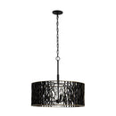 Five Light Pendant<br /><span style="color:#4AB0CE;">Entrega: 0-1 semanas en USA</span><br /><span style="color:#4AB0CE;font-size:60%;">PREGUNTE POR ENTREGA EN PANAMA</span><br />Collection: Estela<br />Finish: Matte Black/French Gold