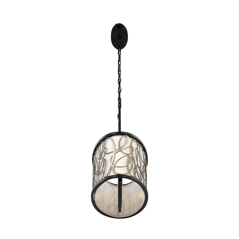 Six Light Linear Pendant<br /><span style="color:#4AB0CE;">Entrega: 4-10 dias en USA</span><br /><span style="color:#4AB0CE;font-size:60%;">PREGUNTE POR ENTREGA EN PANAMA</span><br />Collection: Scribble<br />Finish: Matte Black/Artifact