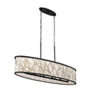 Six Light Linear Pendant<br /><span style="color:#4AB0CE;">Entrega: 5-6 semanas en USA</span><br /><span style="color:#4AB0CE;font-size:60%;">PREGUNTE POR ENTREGA EN PANAMA</span><br />Collection: Scribble<br />Finish: Matte Black/Artifact