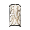 Two Light Wall Sconce<br /><span style="color:#4AB0CE;">Entrega: 7-8 semanas en USA</span><br /><span style="color:#4AB0CE;font-size:60%;">PREGUNTE POR ENTREGA EN PANAMA</span><br />Collection: Scribble<br />Finish: Matte Black/Artifact