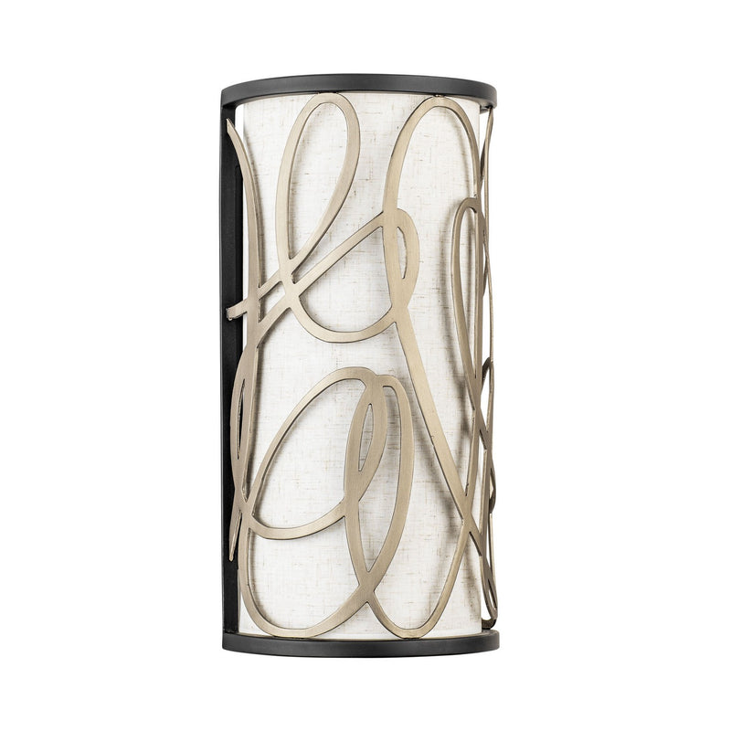 Two Light Wall Sconce<br /><span style="color:#4AB0CE;">Entrega: 11-12 semanas en USA</span><br /><span style="color:#4AB0CE;font-size:60%;">PREGUNTE POR ENTREGA EN PANAMA</span><br />Collection: Scribble<br />Finish: Matte Black/Artifact