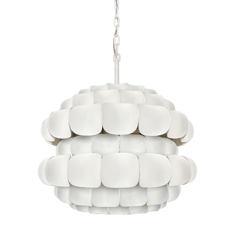 Three Light Pendant<br /><span style="color:#4AB0CE;">Entrega: 4-10 dias en USA</span><br /><span style="color:#4AB0CE;font-size:60%;">PREGUNTE POR ENTREGA EN PANAMA</span><br />Collection: Swoon<br />Finish: Matte White