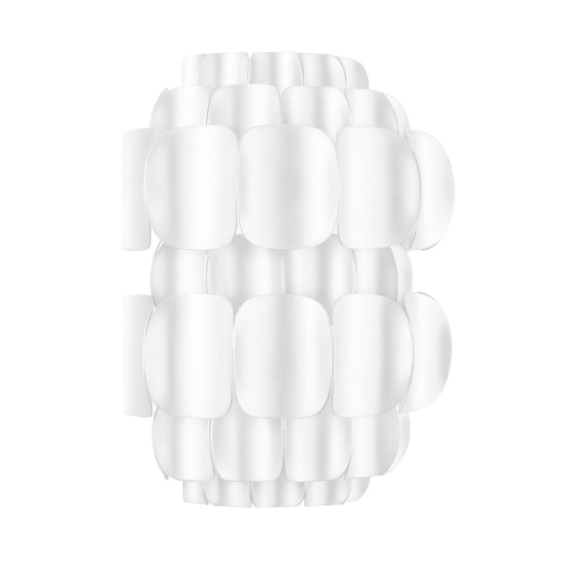 One Light Wall Sconce<br /><span style="color:#4AB0CE;">Entrega: 4-10 dias en USA</span><br /><span style="color:#4AB0CE;font-size:60%;">PREGUNTE POR ENTREGA EN PANAMA</span><br />Collection: Swoon<br />Finish: Matte White