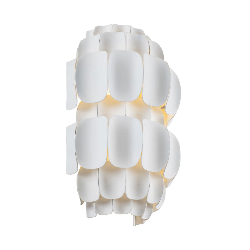 Two Light Wall Sconce<br /><span style="color:#4AB0CE;">Entrega: 4-10 dias en USA</span><br /><span style="color:#4AB0CE;font-size:60%;">PREGUNTE POR ENTREGA EN PANAMA</span><br />Collection: Swoon<br />Finish: Matte White