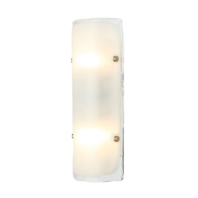 Two Light Wall Sconce<br /><span style="color:#4AB0CE;">Entrega: 4-10 dias en USA</span><br /><span style="color:#4AB0CE;font-size:60%;">PREGUNTE POR ENTREGA EN PANAMA</span><br />Collection: Fairchild<br />Finish: Black/Polished Nickel/Satin Brass