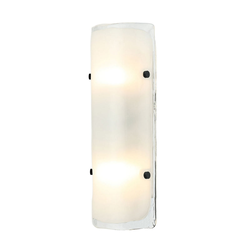 Two Light Wall Sconce<br /><span style="color:#4AB0CE;">Entrega: 4-10 dias en USA</span><br /><span style="color:#4AB0CE;font-size:60%;">PREGUNTE POR ENTREGA EN PANAMA</span><br />Collection: Fairchild<br />Finish: Black/Polished Nickel/Satin Brass