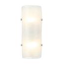 Two Light Wall Sconce<br /><span style="color:#4AB0CE;">Entrega: 4-10 dias en USA</span><br /><span style="color:#4AB0CE;font-size:60%;">PREGUNTE POR ENTREGA EN PANAMA</span><br />Collection: Fairchild<br />Finish: Black/Polished Nickel/Satin Brass